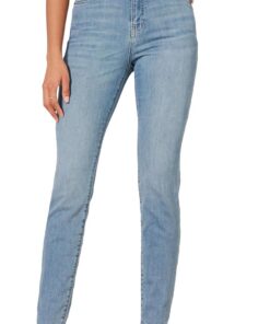 Amazon Essentials Vaqueros Ceñidos de Tiro Alto - colores interrumpidos Mujer