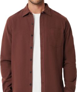 Amazon Essentials Hombre Camisa de Franela de Manga Larga