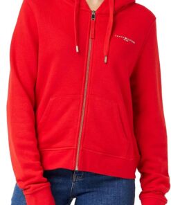 Tommy Hilfiger Sudadera con Cremallera Mujer Hoodie 1985