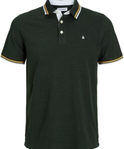 Jack & Jones Jack & Jones Male Poloshirt Plus Size Einfarbig Poloshirt Jjepaulos Polo SS Noos Pls Hombre (Pack de 1)
