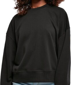 URBAN CLASSICS Sudadera Mujer, Suéter Con Estampado De Arco Iris En La Espalda, Disponible En Varios Colores Y Tallas XS - 5Xl