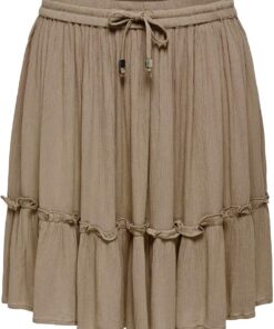 Only Onlibiza Life AOP Short Skirt Wvn Noos Falda Corta Primavera/Verano De Moda con Cintura Elástica Mujer (Pack de 1)