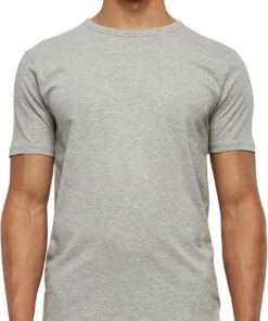 Urban Classics Camiseta Elástica Ajustada Hombre Camiseta Negro 95% algodón, 5% elastán Estrechos