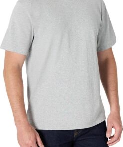 Amazon Essentials Hombre Camiseta de Corte Holgado de Algodón Grueso
