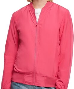 URBAN CLASSICS Chaqueta Bomber para Mujer con Bolsillos, Chaqueta Entretiempo otoño y primavera, Cazadora Acolchada de Corte Old School
