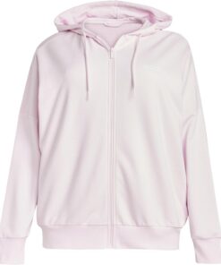 adidas Women's Chaqueta con Capucha Essentials Linear French Terry