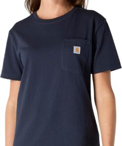 Carhartt Loose Fit Heavyweight Short-Sleeve Pocket T-Shirt (Also Available In Plus Sizes) Closeout Clásico Mujer