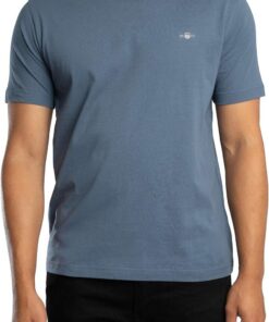 GANT Camiseta con Escudo Impreso Camiseta Hombre