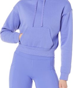 Amazon Essentials Mujer Sudadera Corta con Capucha (Disponible en Tallas Grandes)