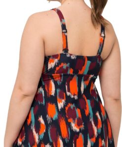 Ulla Popken Traje de baño de una Sola Pieza para Mujer
