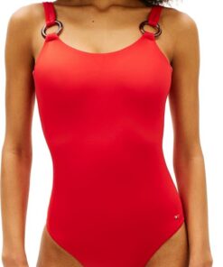 Tommy Hilfiger Scoop Back Op Uw0uw06480 Traje de baño con Espalda Redonda Mujer (Pack de 1)
