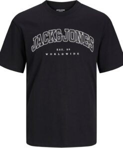 JACK & JONES Jjecaleb Varsity tee SS O-Neck Noos Camiseta Hombre (Pack de 1)