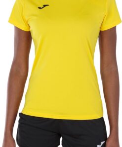Joma Camiseta Deportiva Manga Corta Mujer, 6XS - 3XL - Mantiene Seco el Contacto con el Cuerpo, Ideal para Running o Gym - Combi