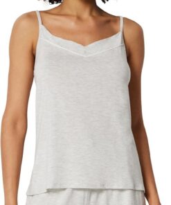 Amazon Essentials Mujer Conjunto de Pijama de Mezcla de Modal, Camisola con Pantalones Cortos