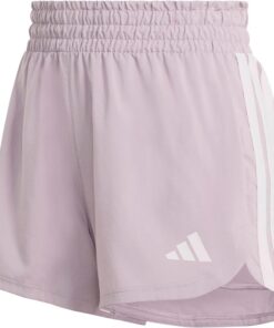 adidas Pacer Workout Woven High Rise Shorts - Pantalones Cortos Mujer
