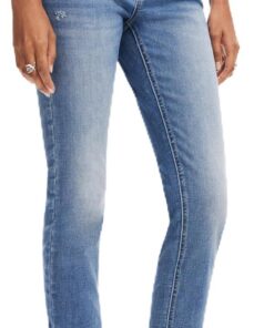 Desigual Pantalón Vaquero Largo para Mujer Jeans