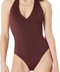 Amazon Essentials Mujer Traje de baño Halter de una Pieza