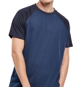 URBAN CLASSICS Camiseta Básica Hombre de Manga a Corta, Cuello Redondo, Algodón, Largo Normal, Estilo Moderno, Disponible en distintos colores, Tallas XS - 5XL