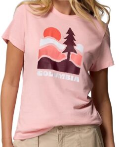 Columbia Ruby Springs Graphic Fitted Short Sleeve Camiseta de Manga Corta Mujer (Pack de 1)