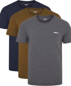 DKNY Giants Camiseta de Hombre Hombre (Pack de 3)