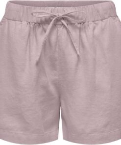ONLY Onlgoa MW Lin Bl Pull-Up Shorts CC Pnt para Mujer