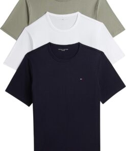 Tommy Hilfiger 3p SS tee Um0um03870 Camiseta S/S Hombre (Pack de 1)