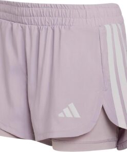 adidas Women's Pantalón Corto técnico de Entrenamiento 2 en 1 Pacer