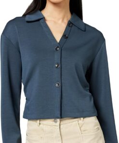 Scotch & Soda Modal Shirt Camisa Mujer (Pack de 1)