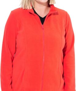 Ulla Popken Mujer Sudadera con Cremallera