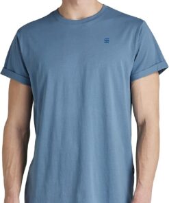 G-Star Camiseta Text Chest Camiseta Hombre (Pack de 1)