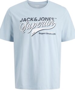 JACK & JONES Jjelogo tee SS O-Neck 2 Col Ss26 Sn Jjelogo tee SS O-Neck 2 Col Ss26 Sn Hombre (Pack de 1)