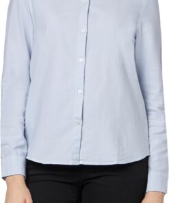 Pieces Pcirena LS Oxford Shirt Noos Blusa Mujer