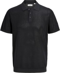 JACK & JONES Jjjess Knit Polo SS Pls Jjjess Knit Polo SS Pls Hombre (Pack de 1)
