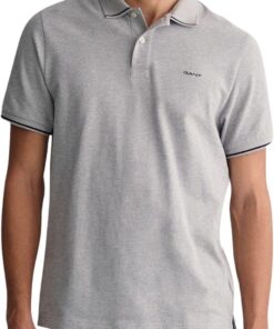 GANT Tipping SS Pique Polo Camisa de Polo Hombre