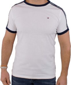 Tommy Hilfiger Camiseta para Hombre Rn Tee Ss con Cuello Redondo