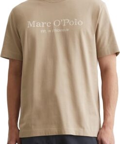 Marc OߴPolo Hombre Camiseta de Punto de algodón orgánico con Cuello Redondo