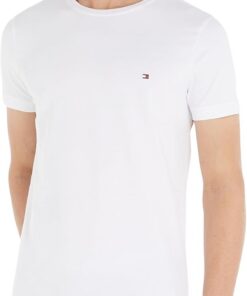 Tommy Hilfiger Camiseta Manga Corta Hombre Core Stretch Slim Fit