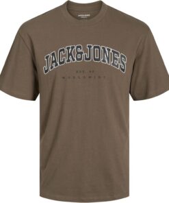 JACK & JONES Jjecaleb Varsity tee SS O-Neck Noos Camiseta Hombre (Pack de 1)