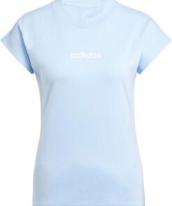 adidas Women's Camiseta Essentials Linear Cotton