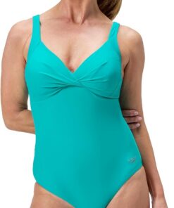 Speedo Shaping Cross Knot 1 Piece Swimsuit | Shapewear | Beach and Holiday Swimwear Traje de baño Mujer (Pack de 1)