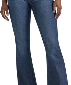 Lee Legendary Mid Rise Flare Jean Jeans, 99% algodón, 6 US para Mujer