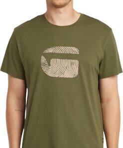G-Star Hombre Finger Print Burger T-Shirt