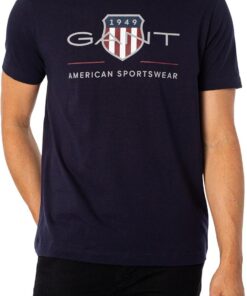GANT 2003184-468 Camiseta Hombre (Pack de 1)