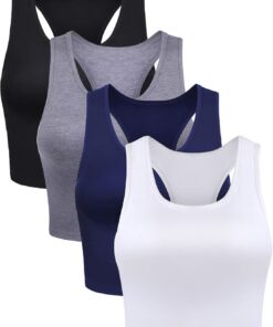 BOAO Basic Crop Top Básico Mujer