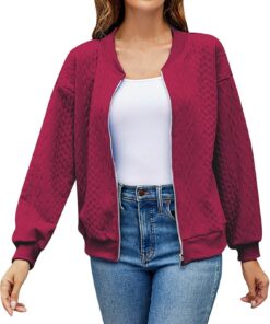 Abrigo casual para mujer, chaqueta de invierno con frente abierto, abrigo suelto de entretiempo