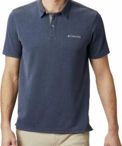 Columbia Nelson Point Polo, Polo Manga Corta para Hombre