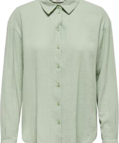 JDY Jdytheis L/S Camiseta Holgada Wvn Noos Camisa para Mujer | Camiseta
