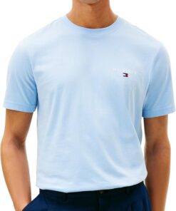 Tommy Hilfiger Brand Love Small Hilfiger tee Mw0mw41456 Camiseta S/S Hombre (Pack de 1)