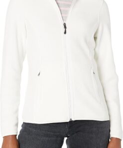 Amazon Essentials Mujer Chaqueta de Forro Polar Suave con Cremallera Completa y Corte clásico (Disponible en Tallas Grandes)