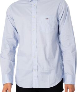 GANT Reg Poplin - Camiseta de Banquero Camisa Hombre (Pack de 1)